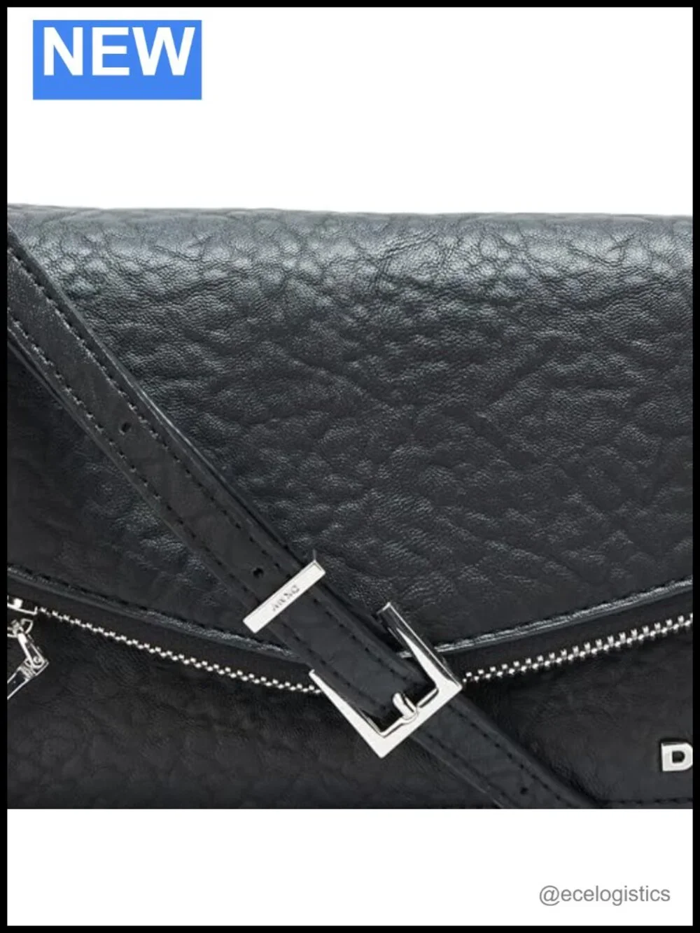 Soft Textured Leather Slouchy Crossbody Hobo Bag with Adjustable Strap